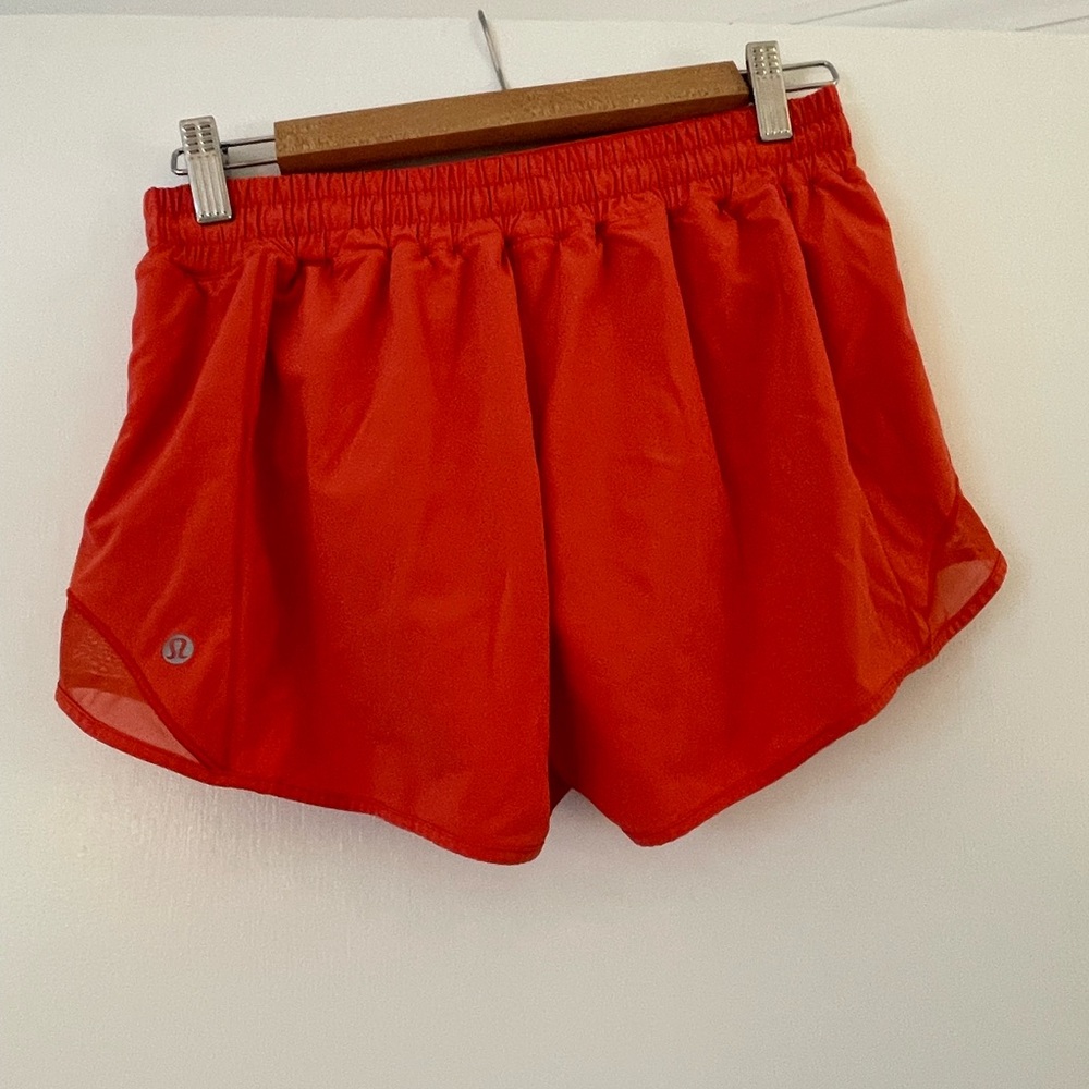 lululemon athletica Orange Athletic Shorts